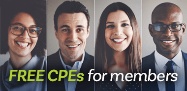 Free CPE webinars callout image