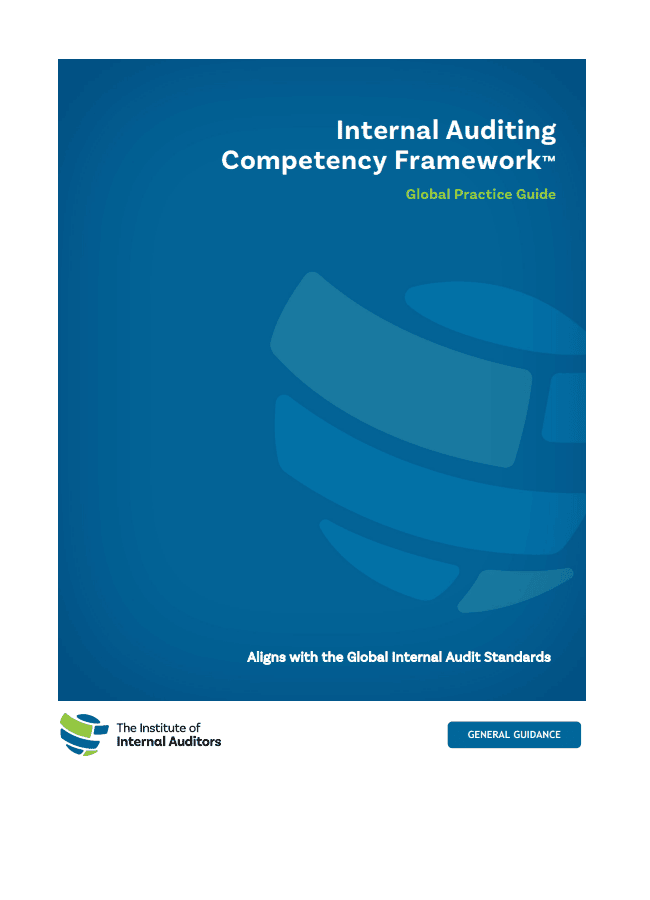 Global Practice Guide: Internal Auditing Competency Framework
