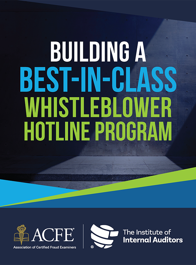 ACFE/The IIA: Building a Best-In-Class Whistleblower Hotline Program