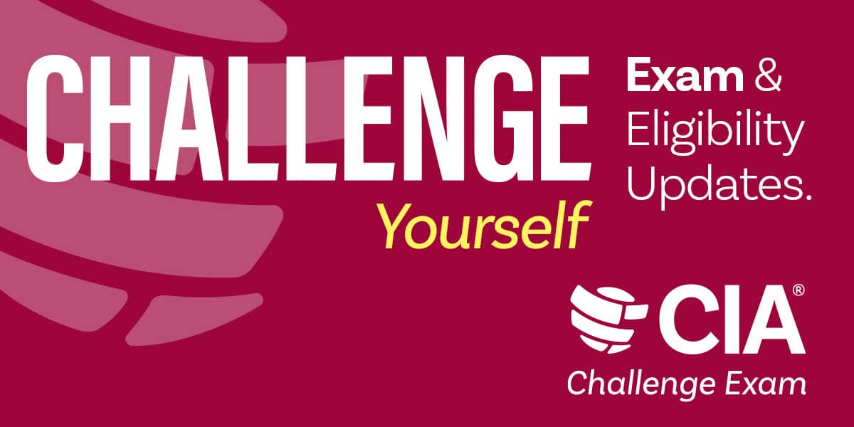 CIA Challenge Exam and Eligibility Updates