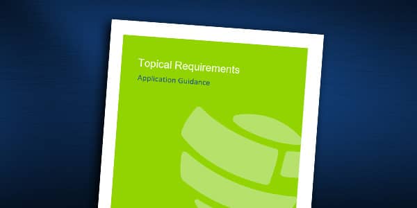 Topical Requirements Application Guidance
